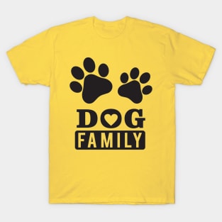 Cute Beautiful Dog Family Quote Artwork!! T-Shirt